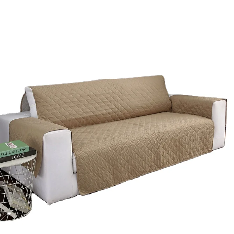 Hot Sales Sofa Covers Manufacturers Ultrasonic Quilted 100% Polyester Sofa Cover Waterproof Slipcovers
