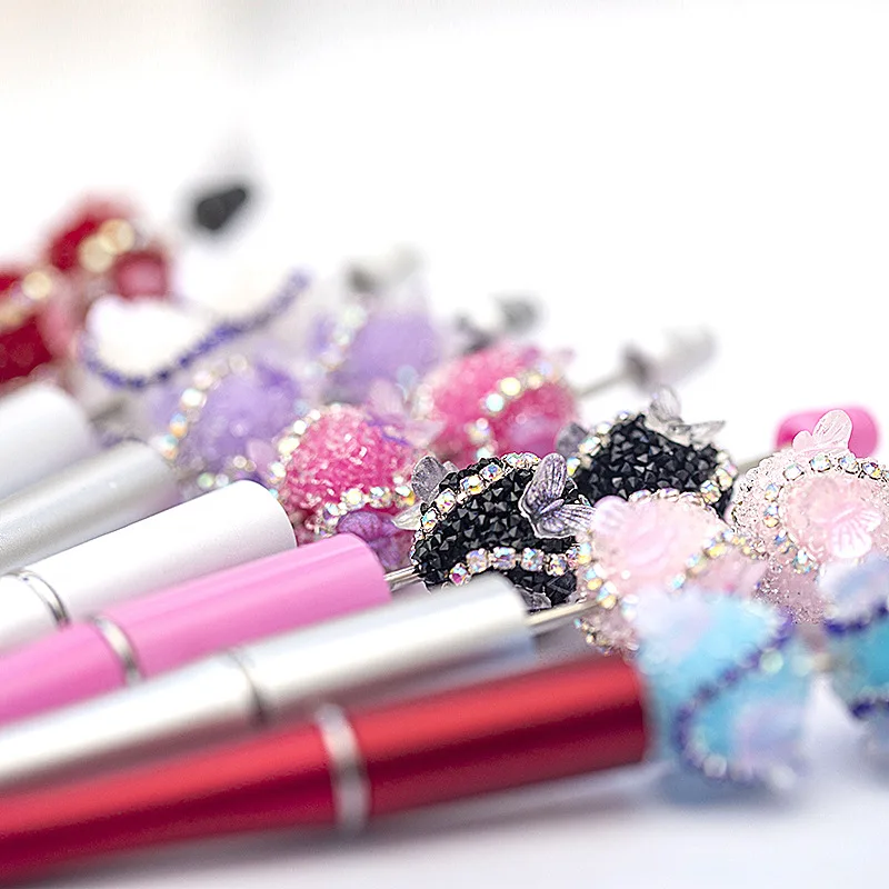 Wholesale Charming Acrylic Loose Beads Composed of Double-point Rhinestones,claw,chains and Accessories