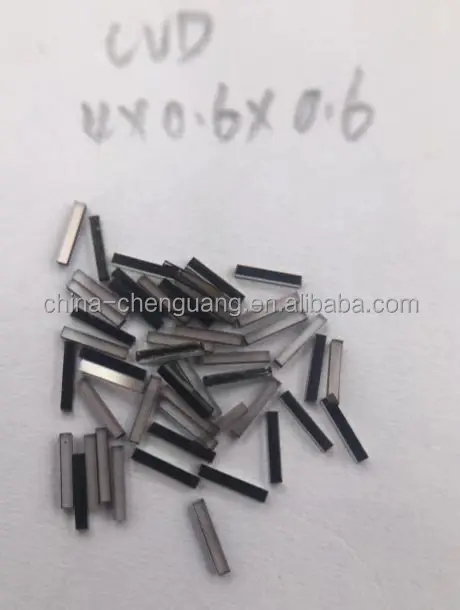 4X3X1.2mm single crystal CVD diamond mechanical grade lab CVD diamond for precise machining tools