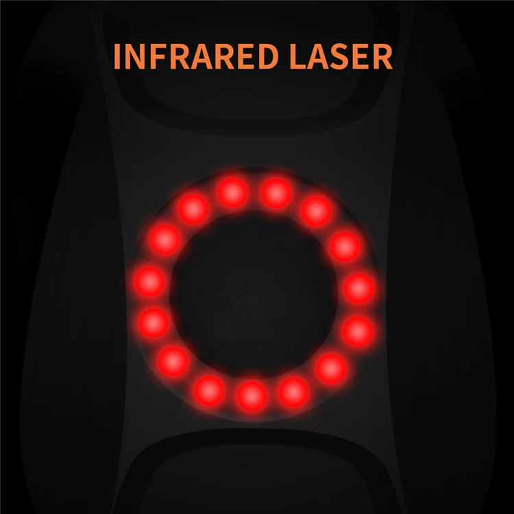 Electric Rechargeable Wireless Infrared Thermal Heated Vibration Therapy Knee Massager Pain Relief With Heat compress