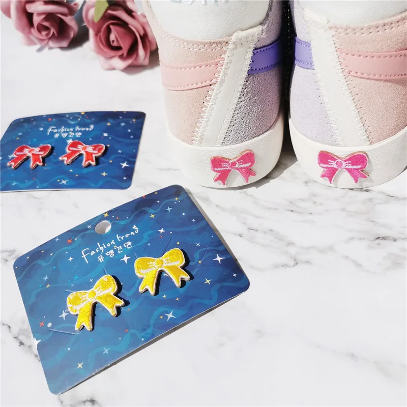 DIY Cute cartoon girl shoes decorative patch stickers Trend Creative Shoelaces Decorative with shoes stickers shoes accessories