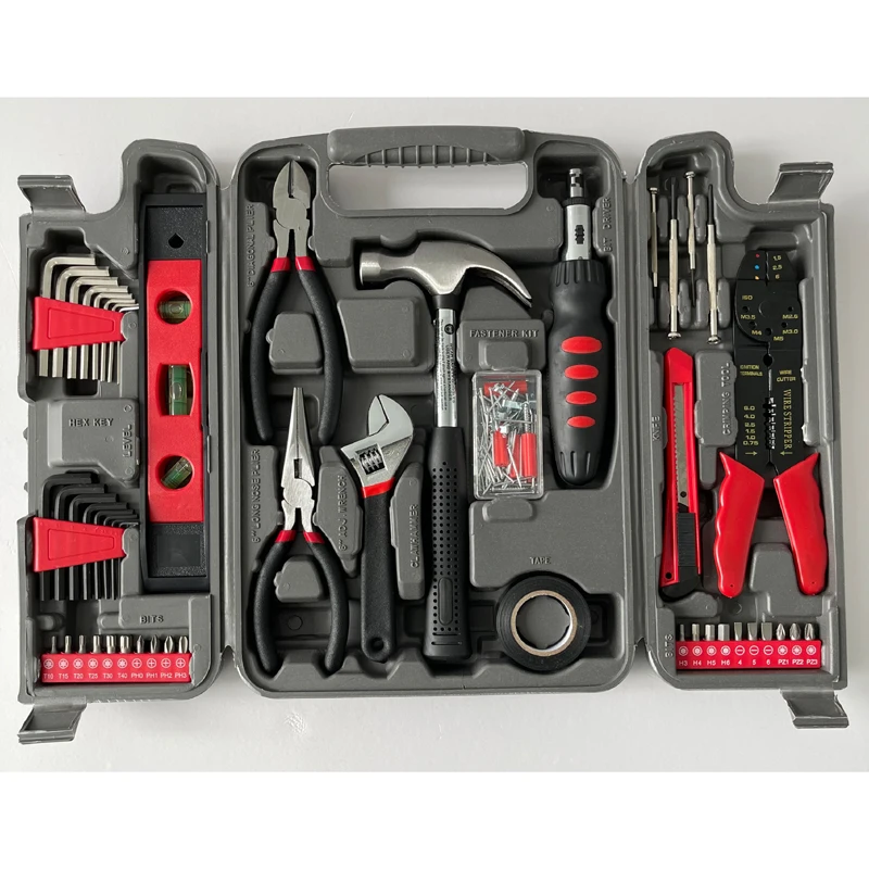 BESTWORK 129pcs Household Tool set Tool kit  DIY Tool Set combination wrench set