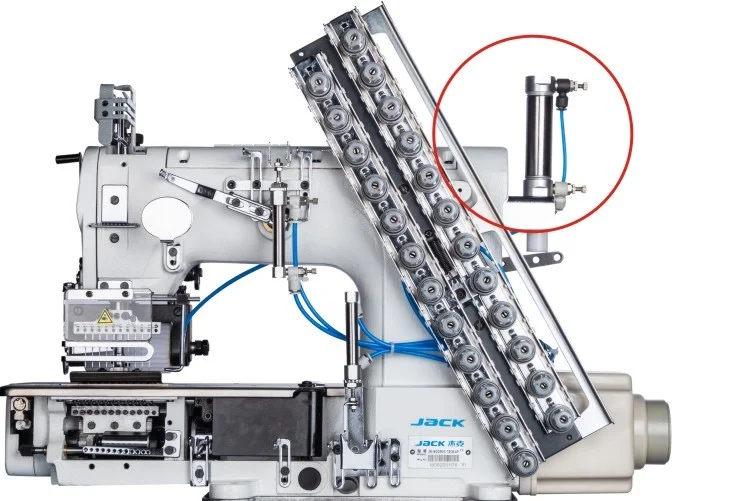 Brand new factory price JACK 8009VCD chain type multi needle machine industrial sewing machine sewing sports pants waistband