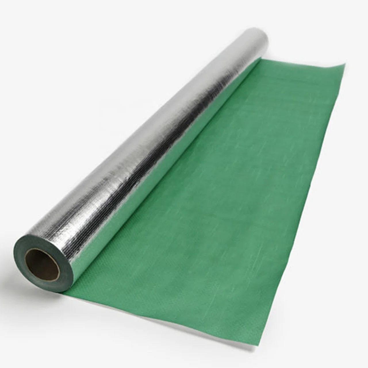 Perforated Foil Radiant Barrier Reinforced Alu Foil Faced Woven Fabric Alu Foil Insulation