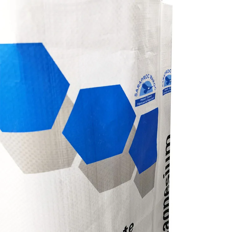 Wholesale custom flat bottom 50 kg Polypropylene Bag 25 Kg BOPP Woven Corn fertilizer Rice Bag empty packaging bags