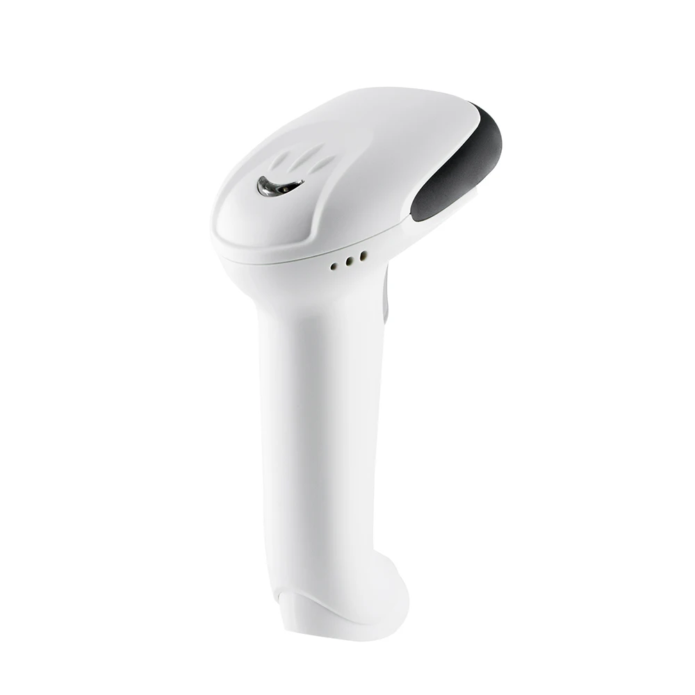 Handheld wired USB 1/2D White black color Scanner Barcode Scanner