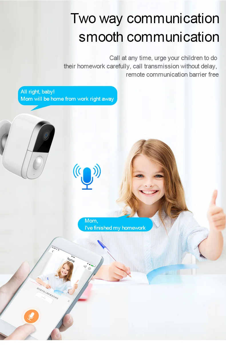 tuya smart indoor IP Camera Wi-Fi CCTV Home Camera 1080P Security Wireless Network Camera