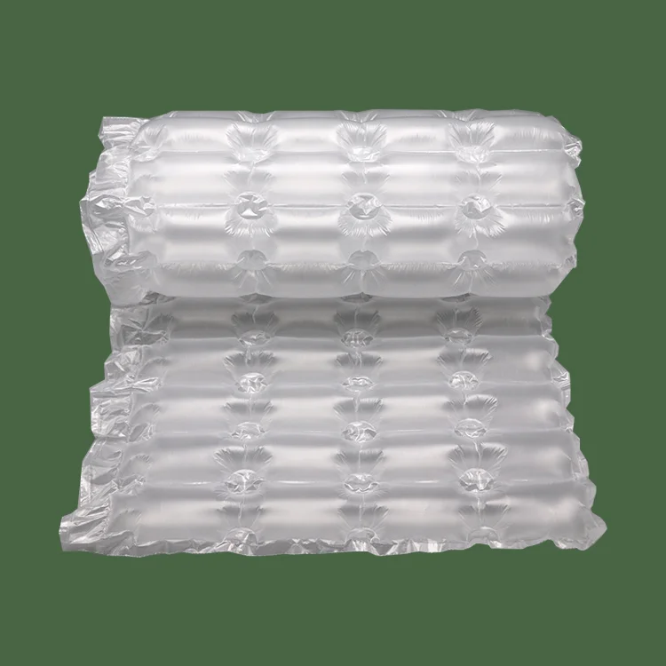 HDPE Logistics Packaging Bubble Film Wrap Air Cushion Pillow Plastic Roll For Protective Package Machine