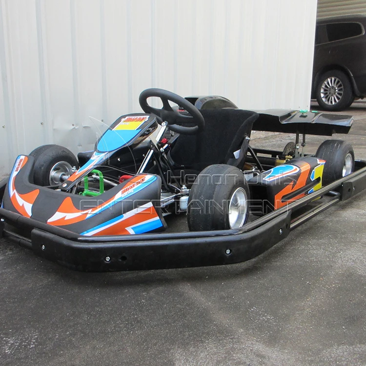 High Speed Kiddie Lifan Double Seat Go Kart Amusement Park Funfair Playground Kart Racing Games Gasoline Go Kart Ride for Kids
