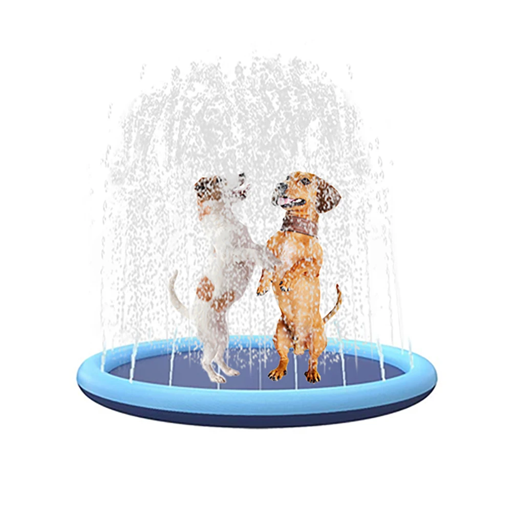 Non-Slip Splash Pad Sprinkler for Kids Pet Toddlers 59 Inch Sprinkle and Splash Play Mat