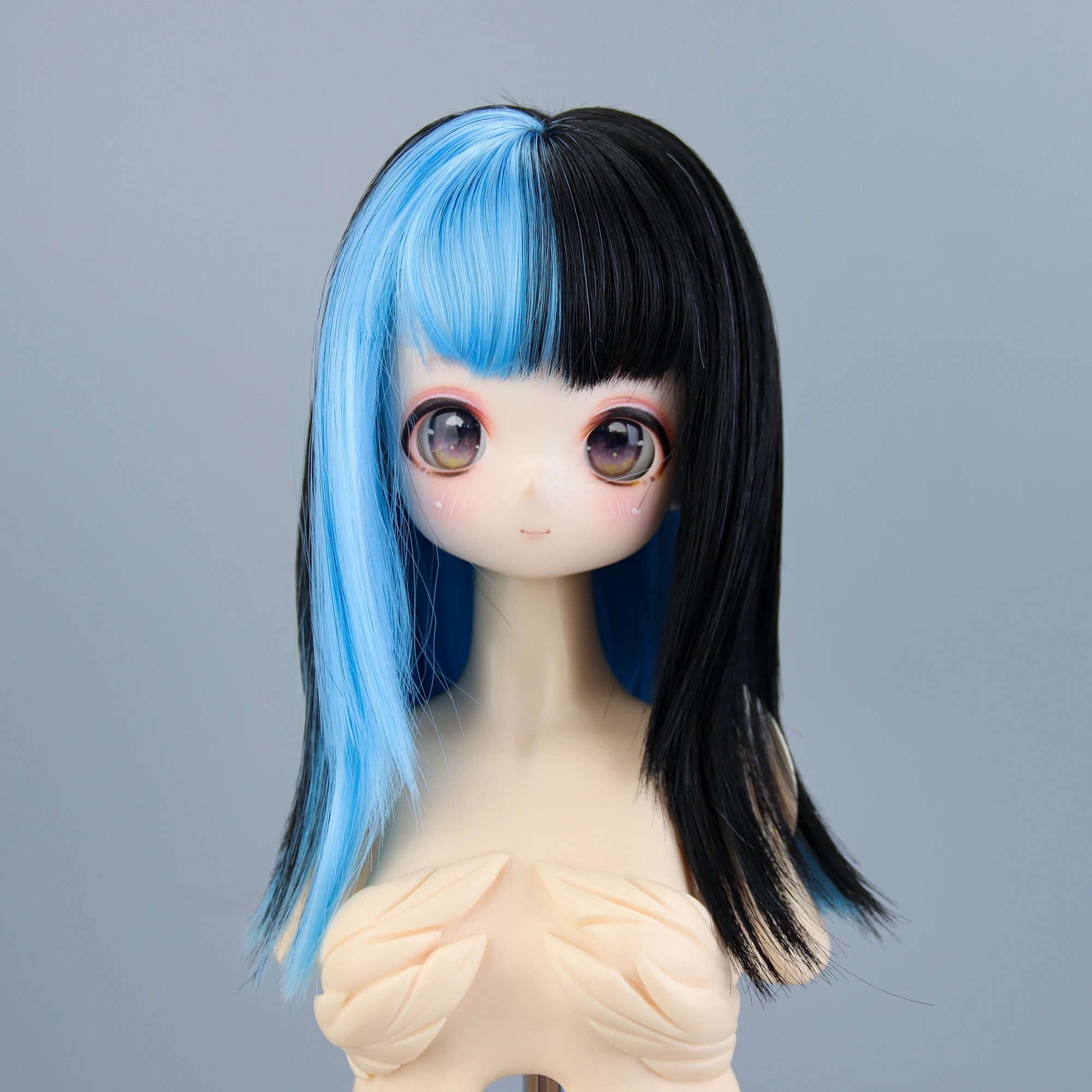 Wig Customize 1/3 BJD Wigs 22-23 cm Head Circumference Fit For Dollfie Dream Doll Hair 9 inch head doll tress dolls accessories