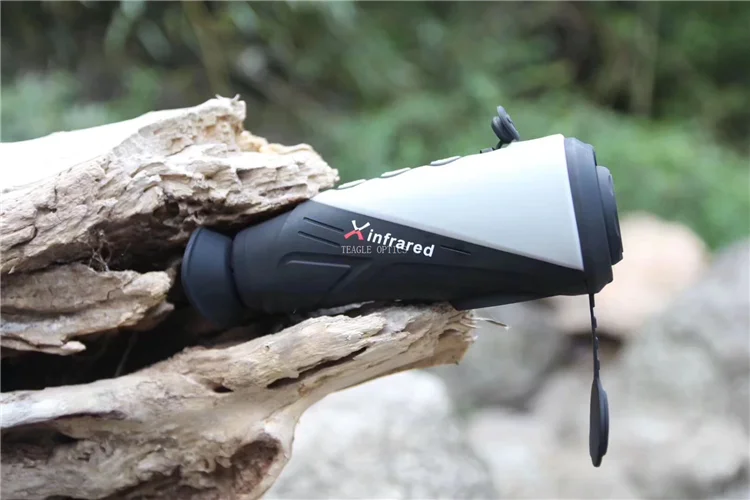 Handheld Iray E2M Thermal Imaging Night Vision Monocular 50HZ W/ Rangefinder Thermal Imager anadium oxide detector
