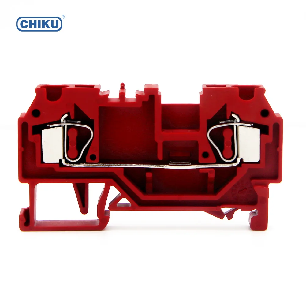 Push in Technology Electrical Din Rail Terminal Block 11-20AWG wire connector