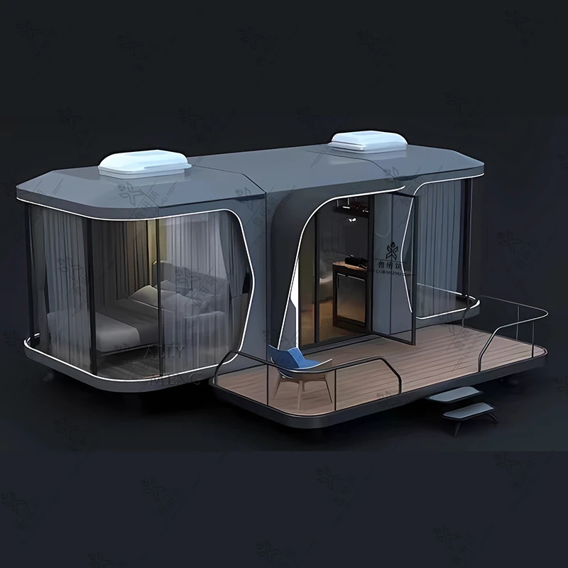 Luxurious customized container mobile house prefab homes modular house modern prefabricated vacation house