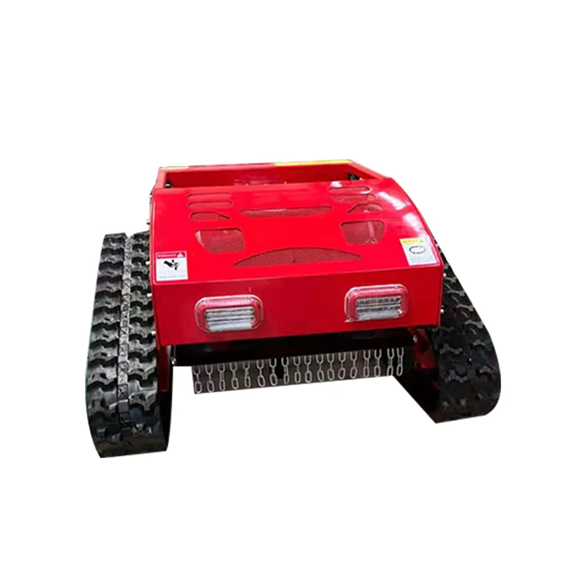 Remote Control Mini Crawler Remote Control Lawn Mower Grass Blade Robot Mower For Agricultural Machinery