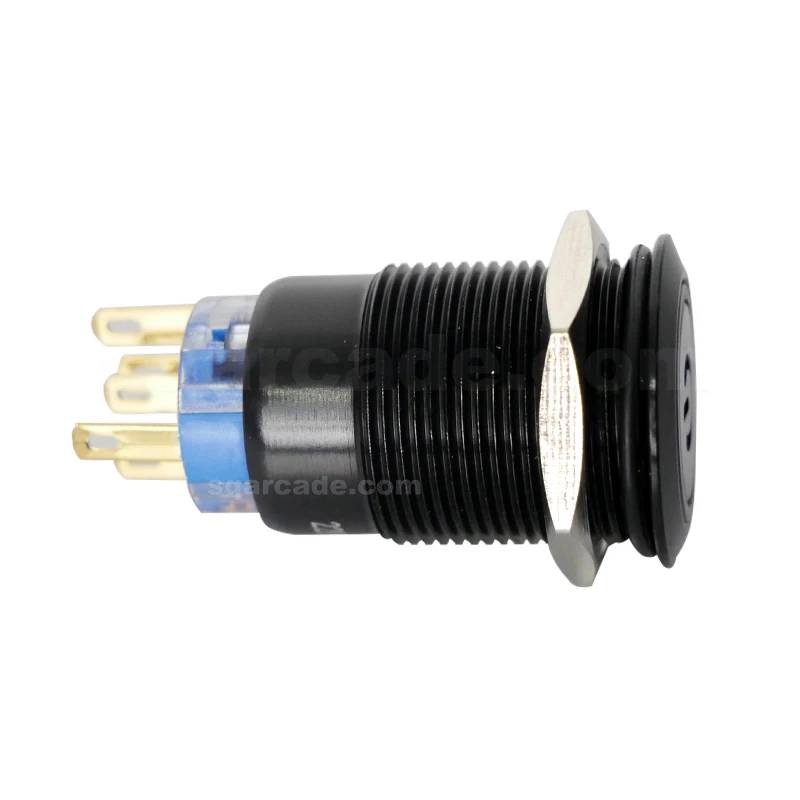 arcade push button switch push button illuminated self-reset/self-locking 19mm metal push button