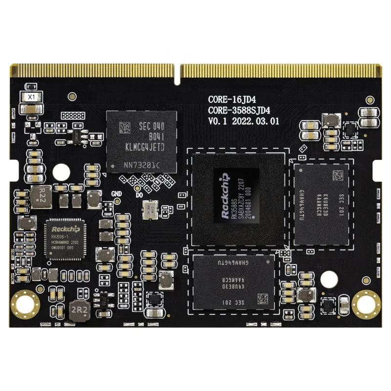 Новый Восьмиядерный процессор Rockchip RK RK3588S с открытым исходным кодом android 12,0 linux os iot embedded ai dev NPU 6,0 Top ARM SOM Core board module