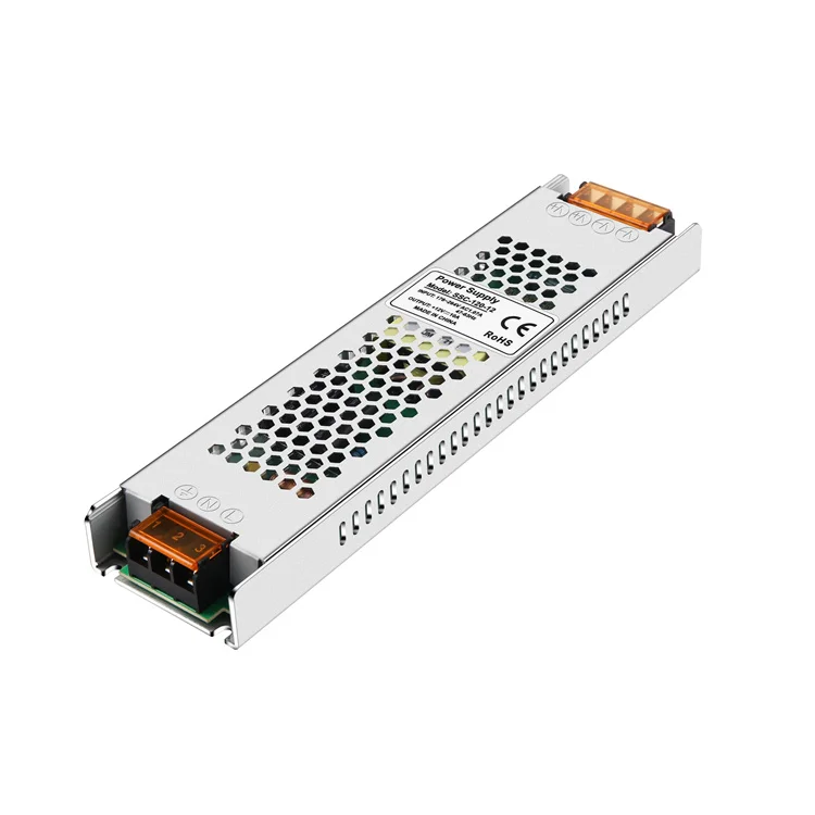 120W  12 V Constant Voltage LED Driver Transformer 10 A AC To DC LED Module Strip Power Source Supply ultra thin