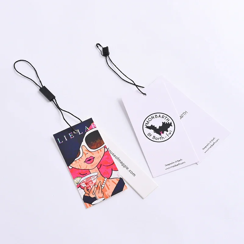 Fashion Garment Swing Price Custom Logo Clothing Wholesale Tagsfor Clothes Shirt Tags Hang Tag