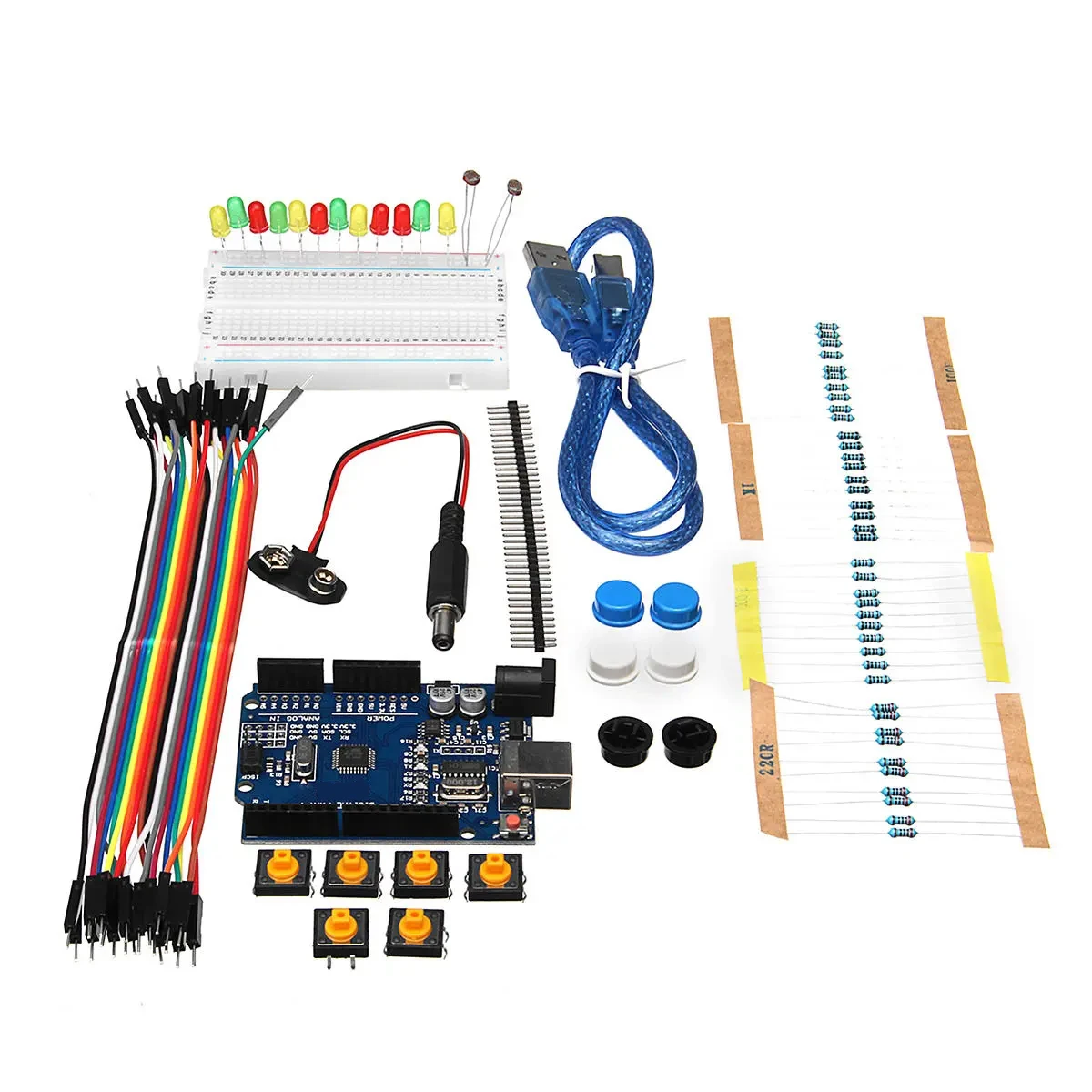 Electronics Hardware Accessories Development Kit for Arduino ATMEGA328 CH340 Starter Kits