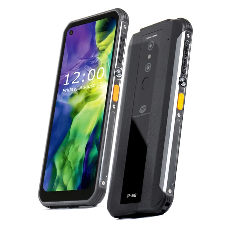 2021IP68 Rugged Cellphone Android 10.0 6.35 inch Perforated Display Big Screen 4GB+128GB NFC Smartphone