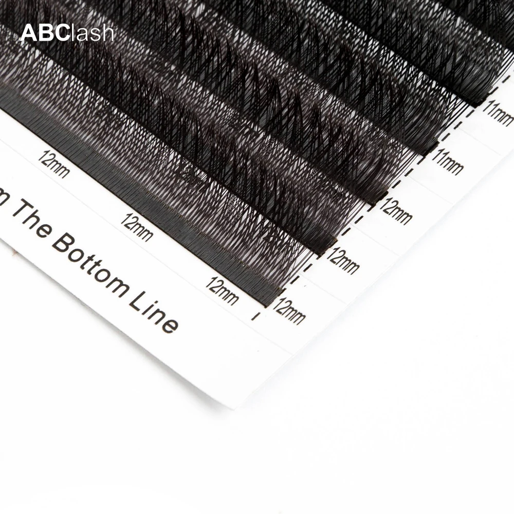 Hand made Korea PBT Fiber C Curl 0.07mm eyelash extension yy shape lashes