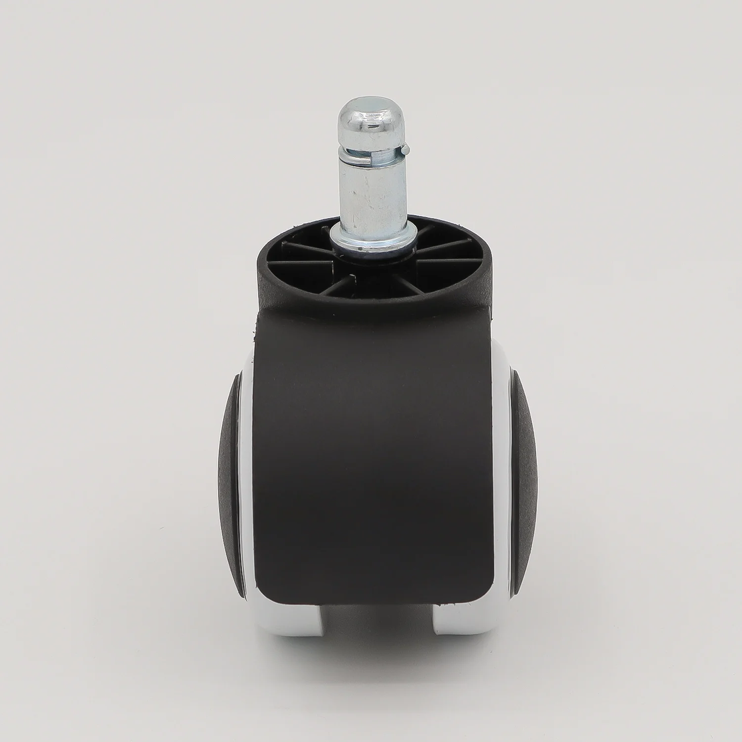 50mm Office chair wheels 2 inch black nylon chair caster PVC furniture caster wheel Replacement plastic Chair Caster Wheels