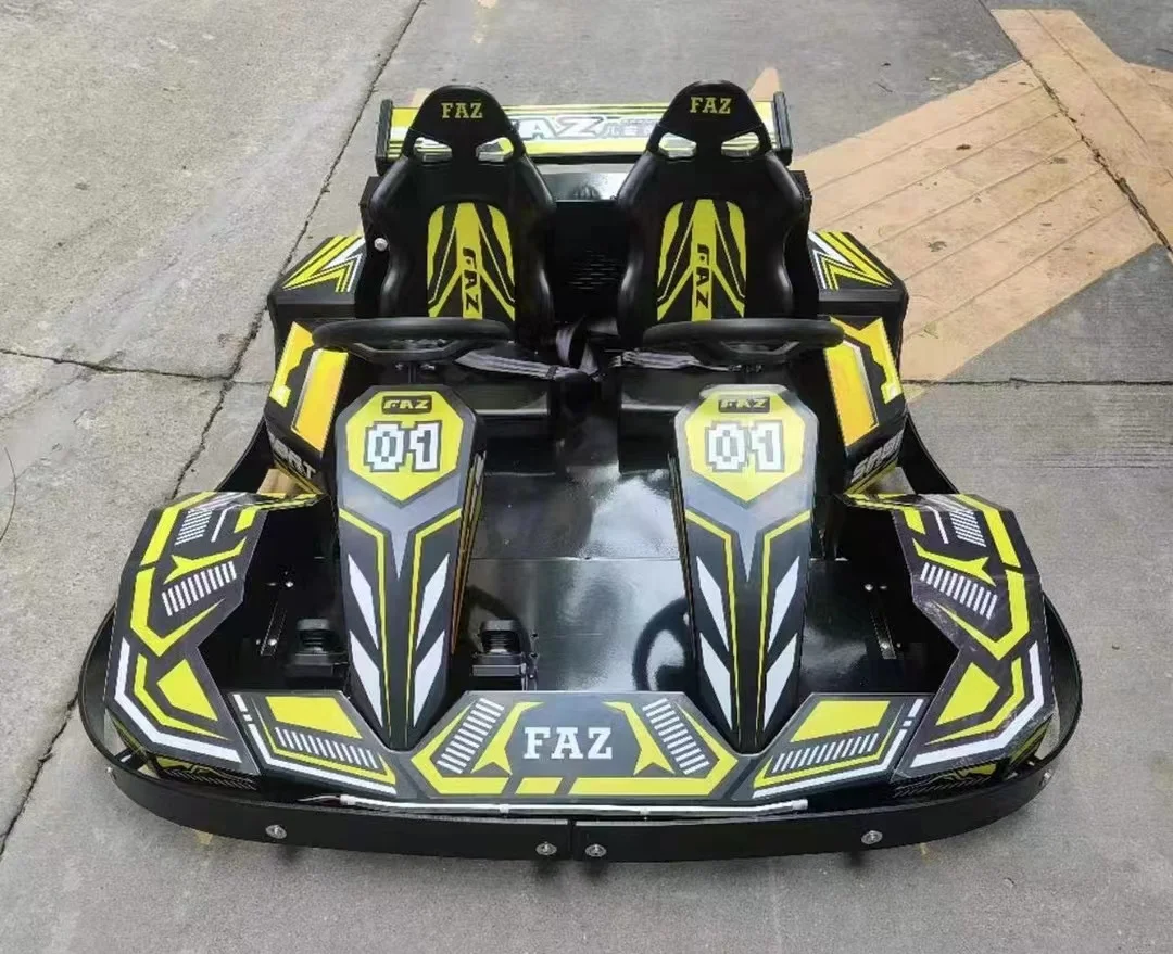 Karting Series Manual Start Go-Kart Remote Control Timed Car for 2P Coin Operated Game Kiddie Ride Arcade Amusement Machine