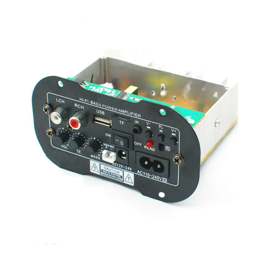 
Taidacent 12V 24V 220V Subwoofer HI FI Bass Power Amp USB Remote Control Car High Power Bass Amplifier TDA2009 Amplifier Board  (60667167369)