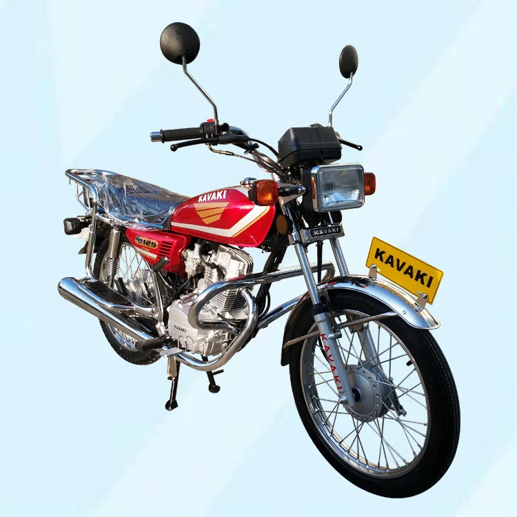 KAVAKI Gasoline Motorcycle with Safe Guard and Big Footrest 125cc CG125 Motorcycle