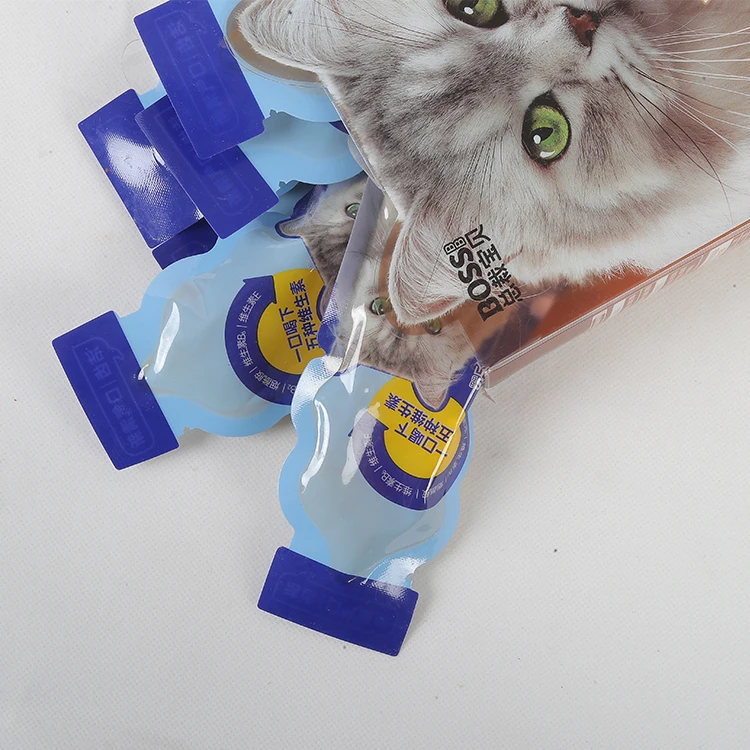 Top Grade Custom Nutrition Cream Liquid Meat Cat Wet Food Delicious Cat Treat Snack Wet Food