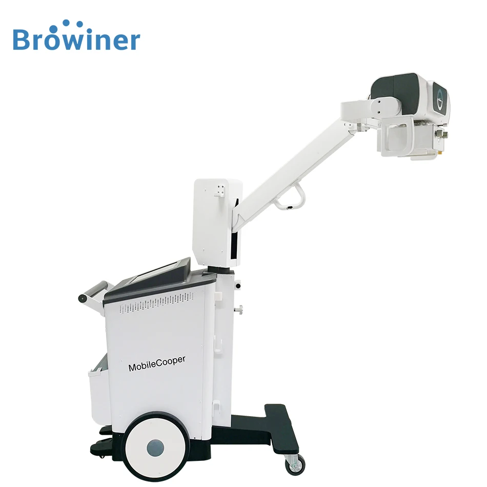 Hot Selling Portable Digital Mobile X-ray Machine Mobile Cooper Fast Charging Medical X-ray Machine