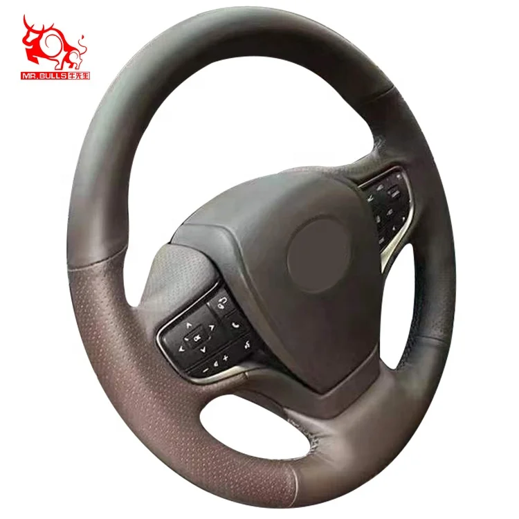 wholesale genuine leather designer Steering Wheel Cover Wrap for Lexus UX ES LS 500 F Sport  2018 2019 2021 2022