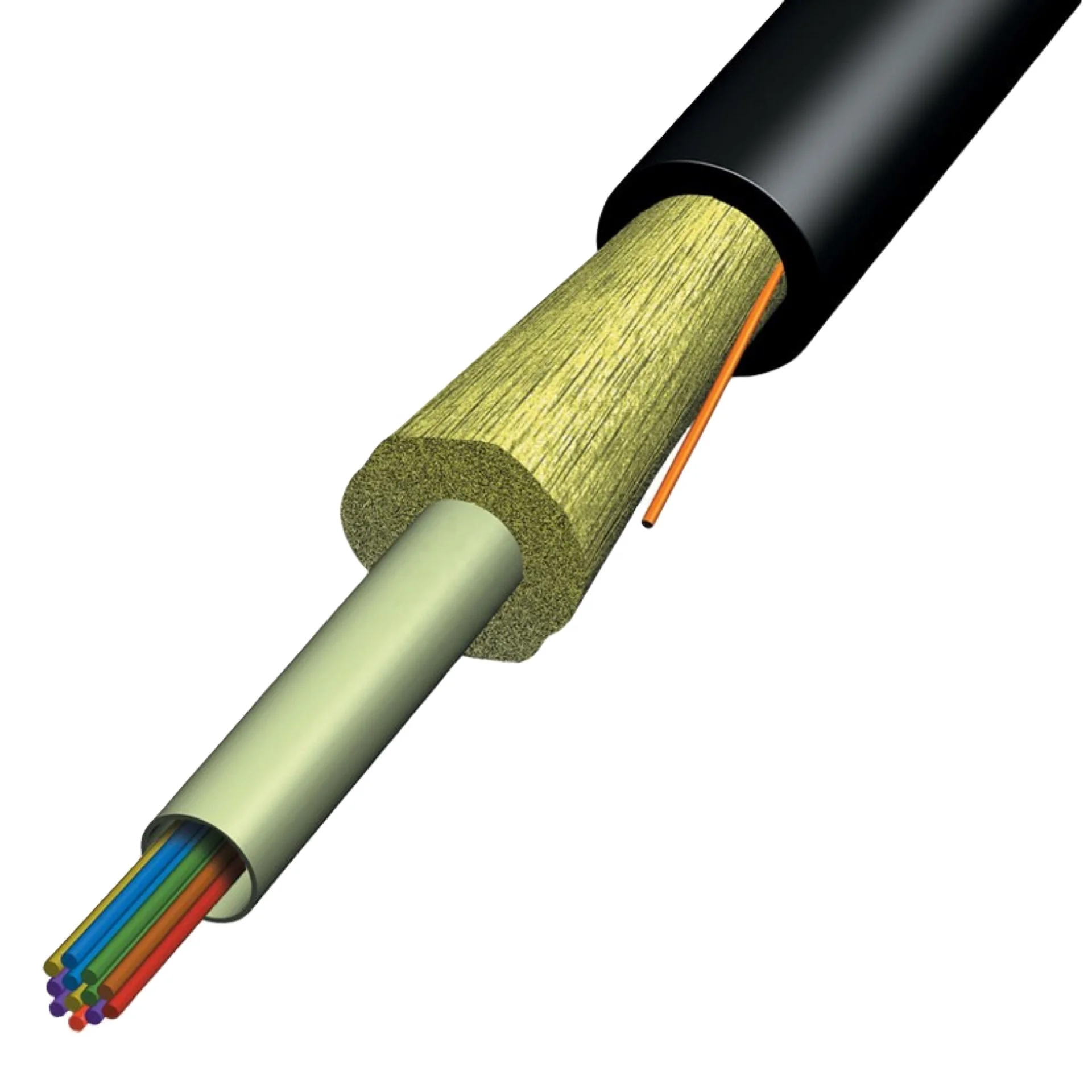 12 24 36 48 72 96 144 288 core single sheath fiber adss optic cable single mode fiber optic cable