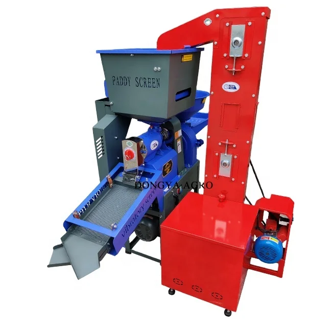 Автоматический подъемник DONGYA с вибрационным экраном рисовая мельница 4 в