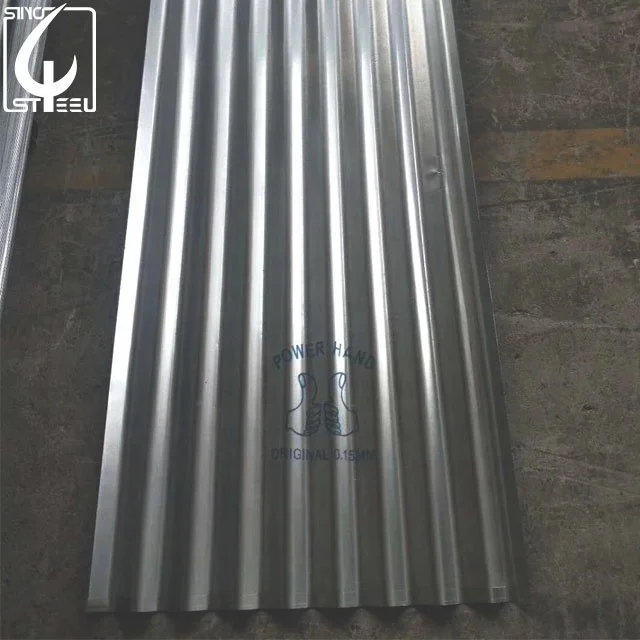 G30 G60 G90 Astm A653 Galvalume Corrugated Sheet Zinc Roofing Sheets Weight Galvanized Metal Sheets Roofing