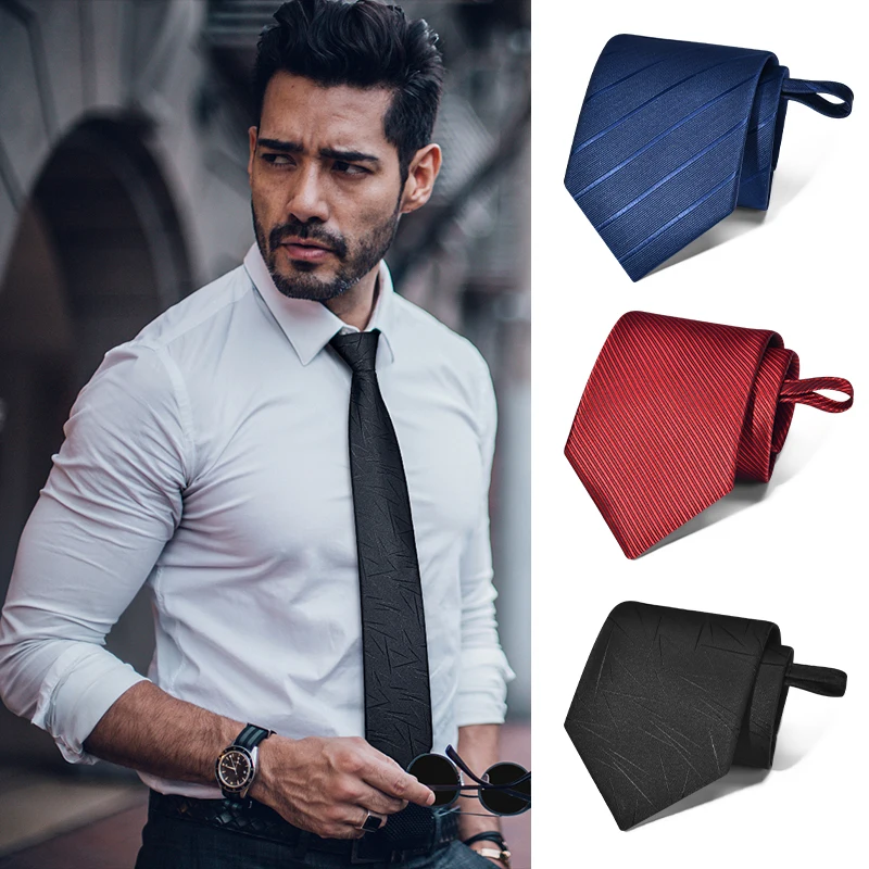 
Manufacturer Classic Woven Custom Private Label 8CM Silk Satin Neckties Ties Men 