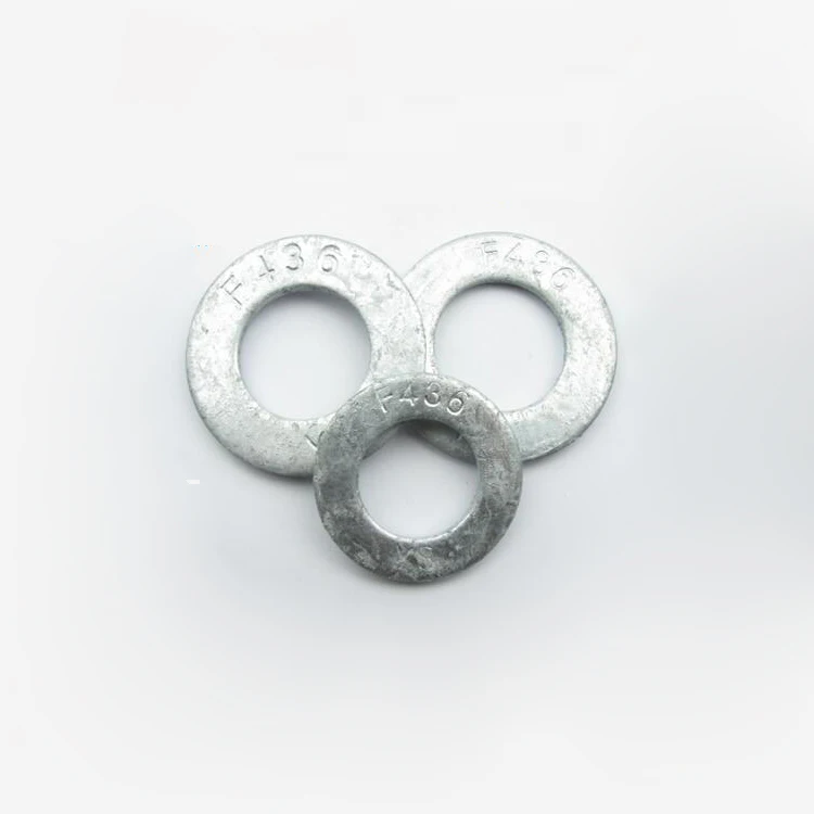 Zinc Plated HDG Stainless Steel ASTM F436 Flat Washer m36 Lock Washer