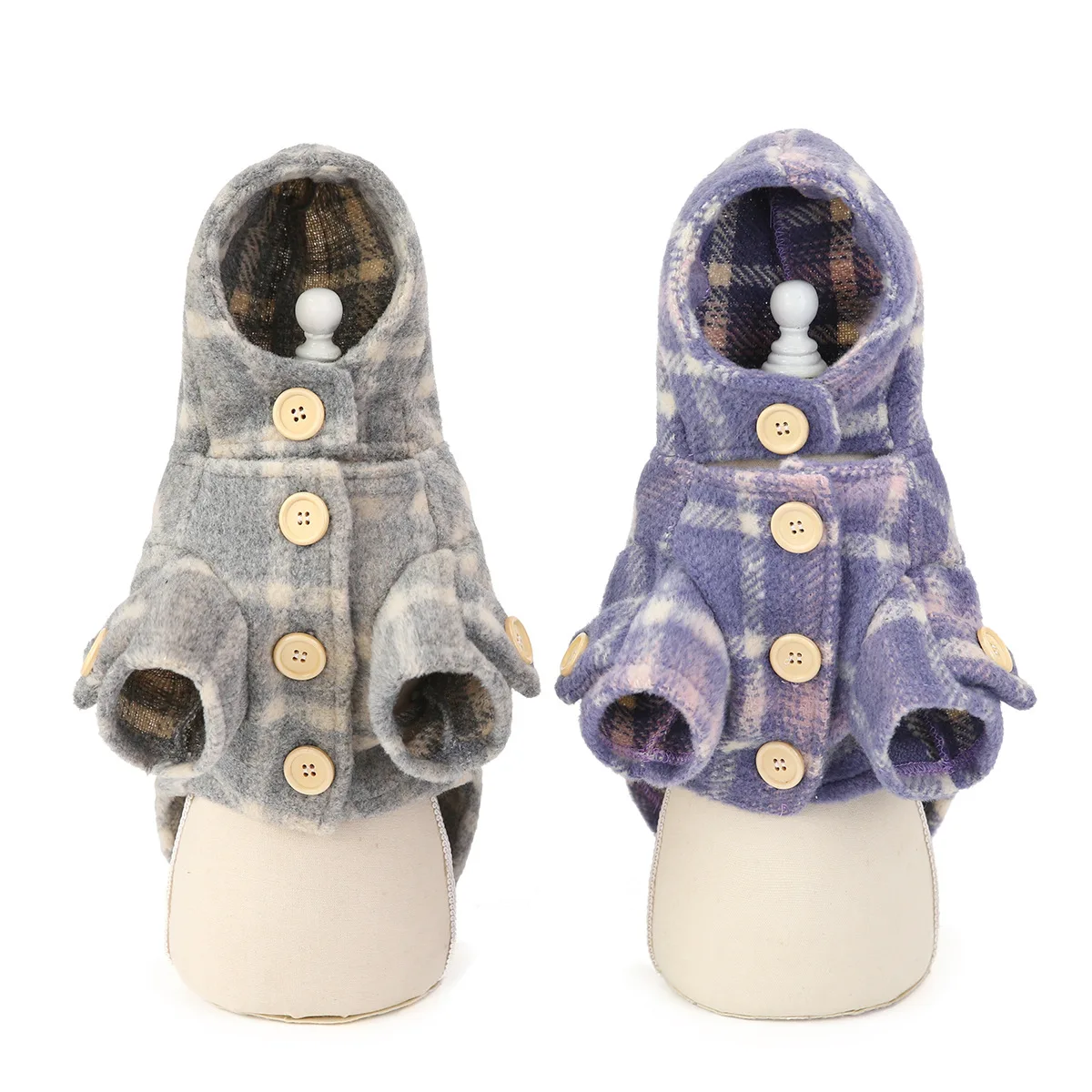 dog clothes autumn and winter new windbreaker pet clothes winter warm cotton coat
