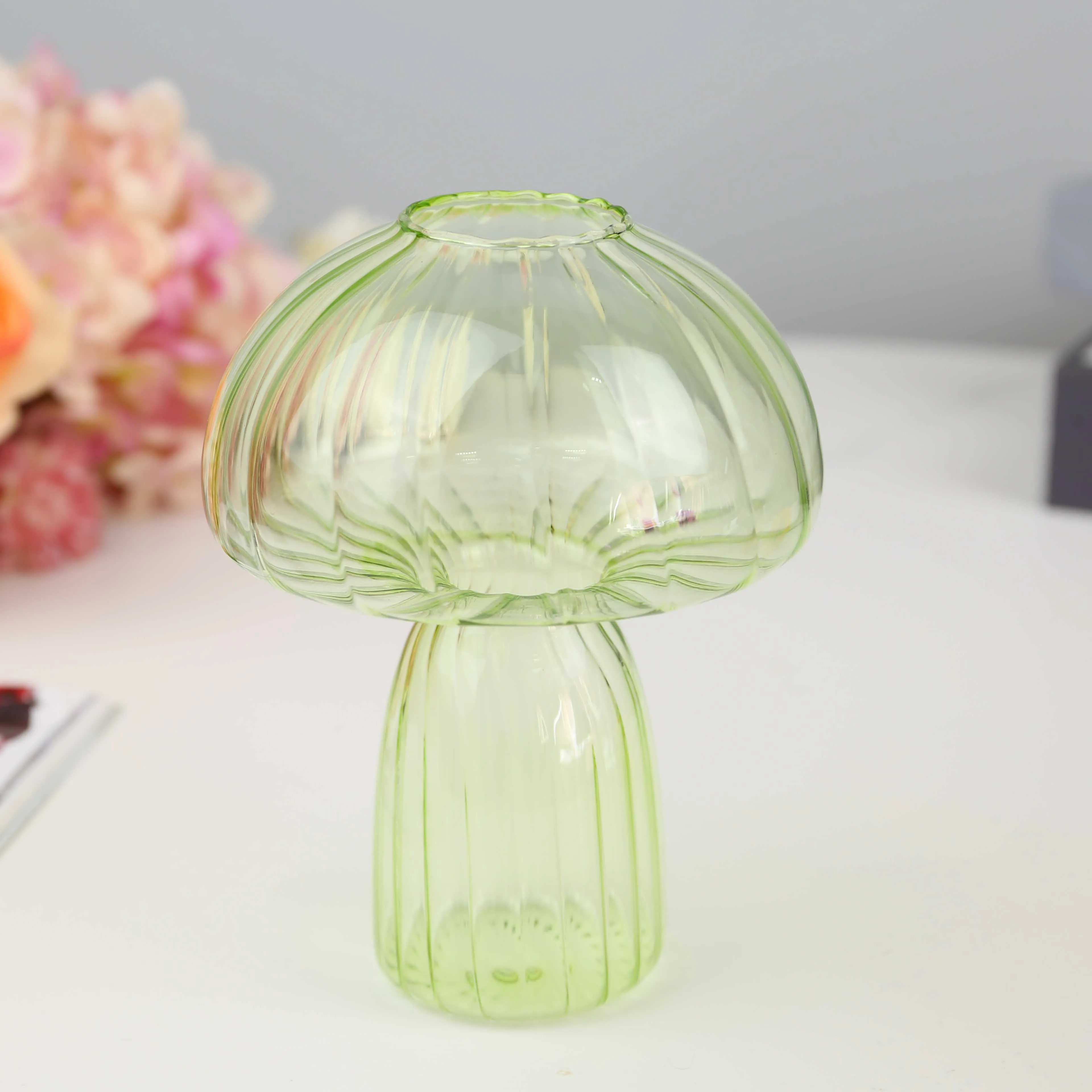 China Supplier Factory small vases glass colorful Glass Vase for home decoration