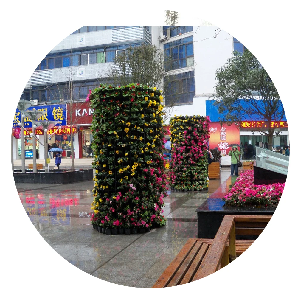 Gardening Landscape Decoration flower pot molds big plastic Buckle Pots