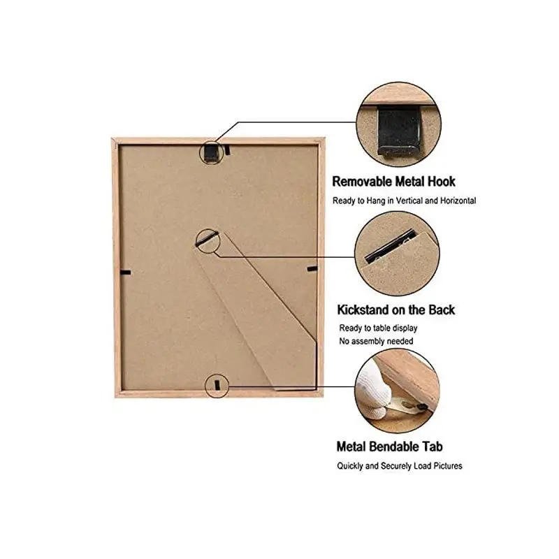 Деревянная квадратная фоторамка МДФ 4x4 под заказ от производителя