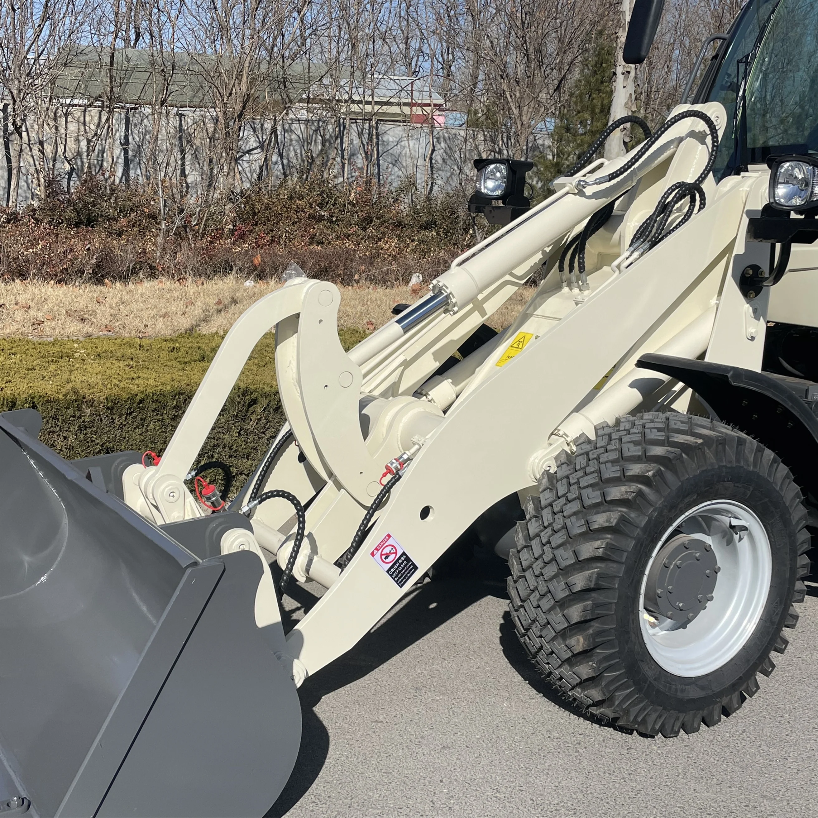 High quality China machine 1.6 ton articulated wheel loader diesel wheel loader with CE