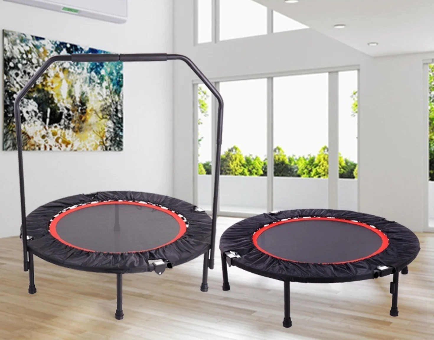 Cheap Manufacturers Outdoor Mini Folding Trampolines Fitness Bungee Jumping Trampoline