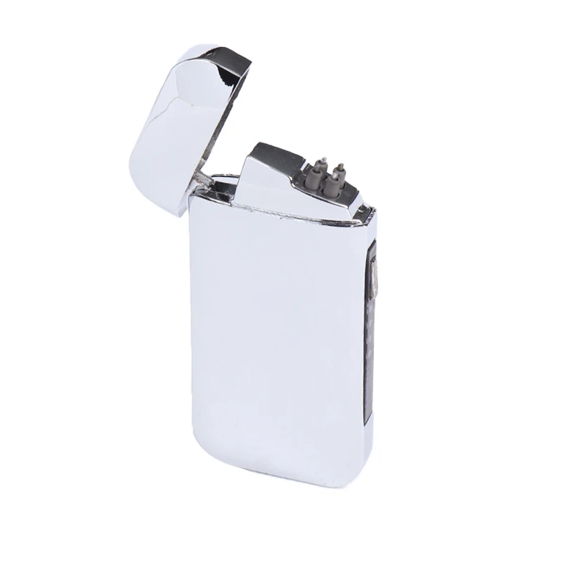 New Thin Custom Cool Lighter Designs USB lighter Windproof Rechargeable Electric Lighter