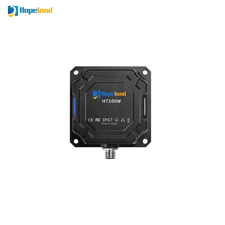 Hopeland HT100W rfid reader impinj chip RS485 RS232 RJ45 rfid UHF industrial All in one Industrial rfid reader