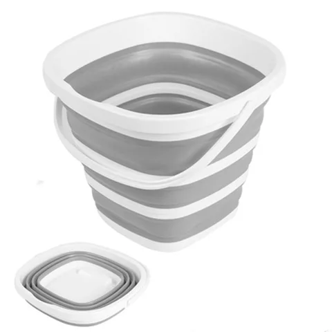 Online Hotsale TPR Foldable Organizer Portable Folding Cleaning Bucket Collapsible Car Wash Bucket Fishing Bucket For Outdoor