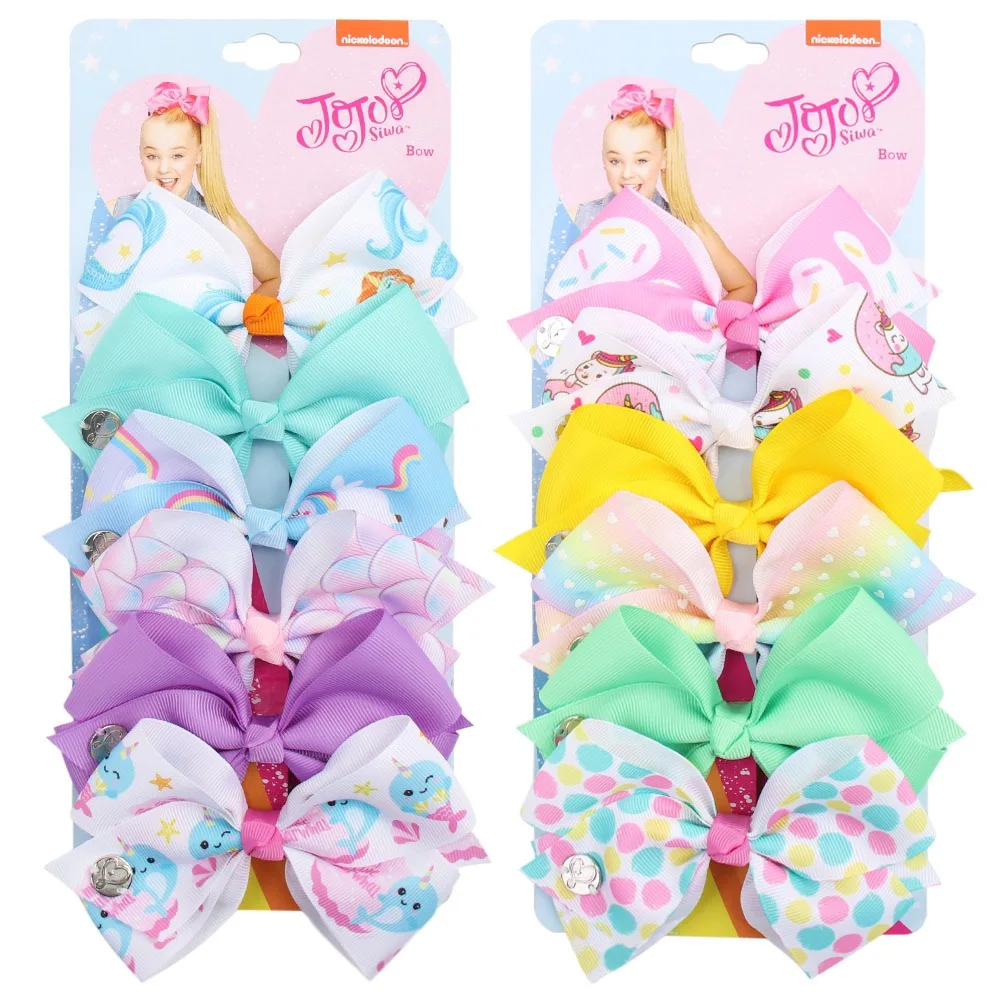 Hot Sale 4 Inches Hair Clip Sets for Girls GrosgrainJoJo Bows With Clip for Sale Hair Accessories