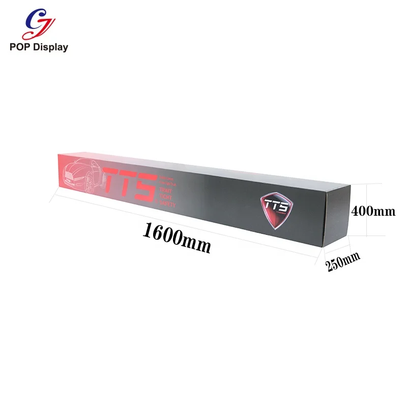 GuangDong Manufacture Custom Size Box Packaging Logo Printing Big Boxes Flat Packed Long Carton For PPF POF Film Protection
