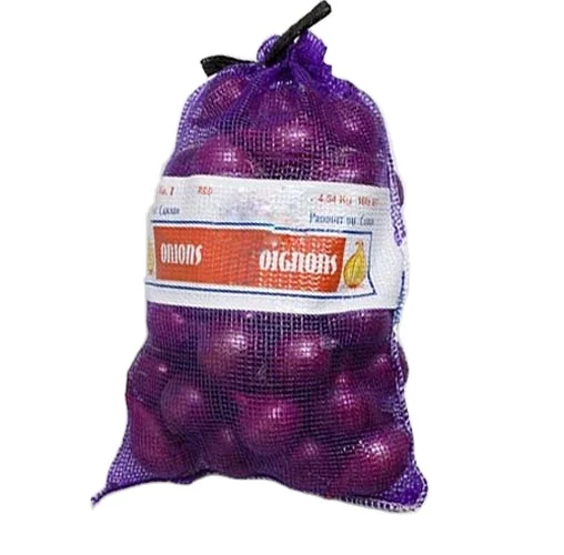 20 kg Leno mesh bag packing for onion potato and garlic